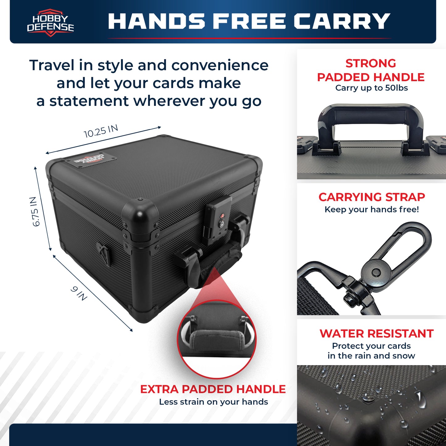 2 Row - Graded Card Case - Holds Up To 70 Slabs