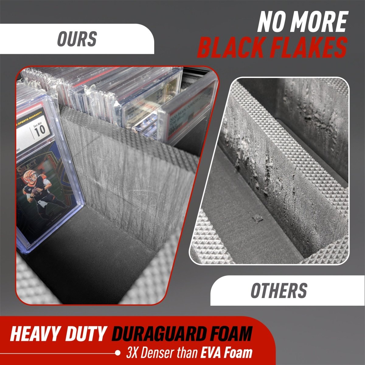 3 Row - Graded Card Case - Holds Up To 105 Slabs - Hobby Defense -