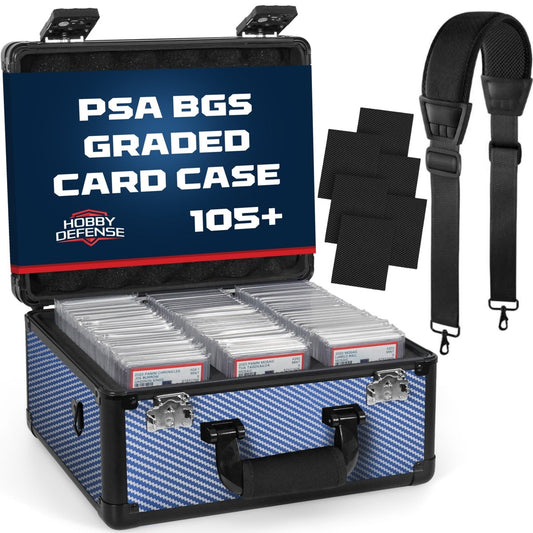 3 Row - Graded Card Case - Holds Up To 105 Slabs - Hobby Defense -