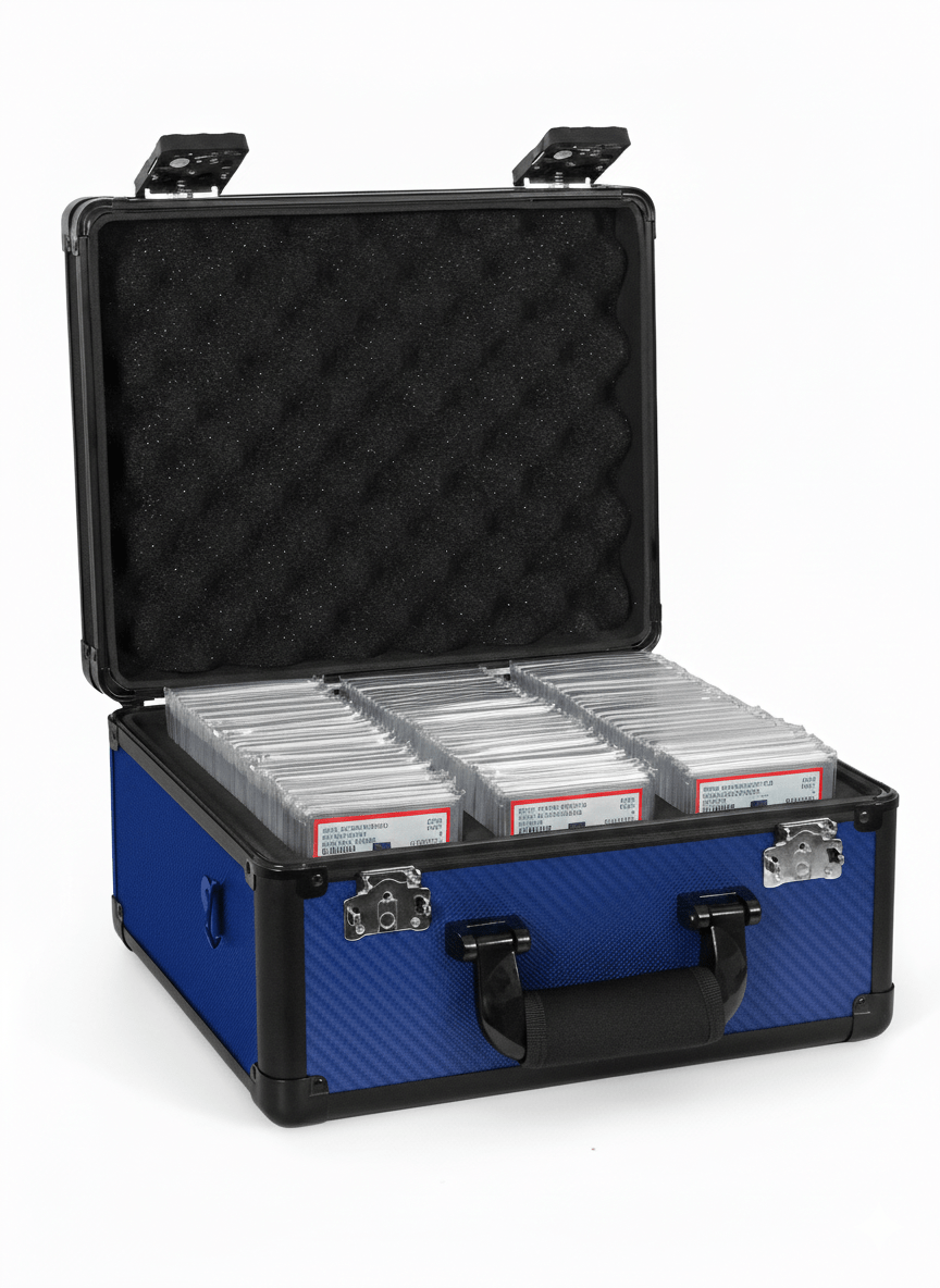 3 Row - Graded Card Case - Holds Up To 112 Slabs - Hobby Defense -