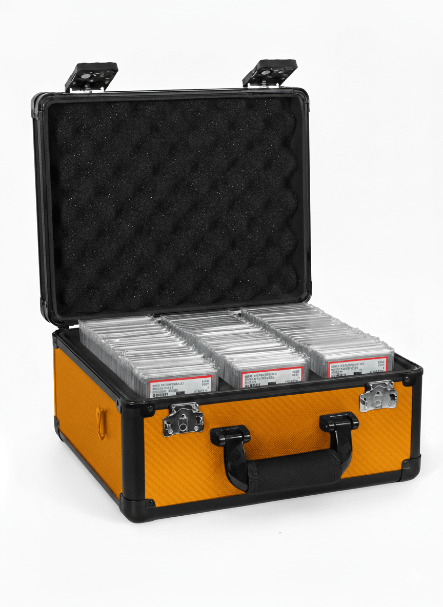 3 Row - Graded Card Case - Holds Up To 112 Slabs - Hobby Defense -