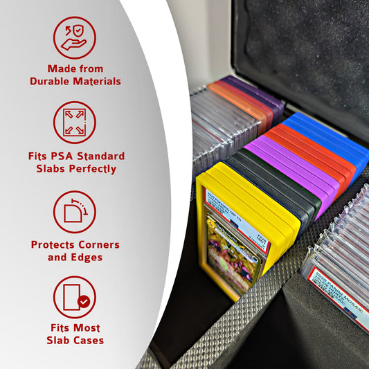 PSA Gradient Slab Bumpers, Stackable, Easy to Remove Notch