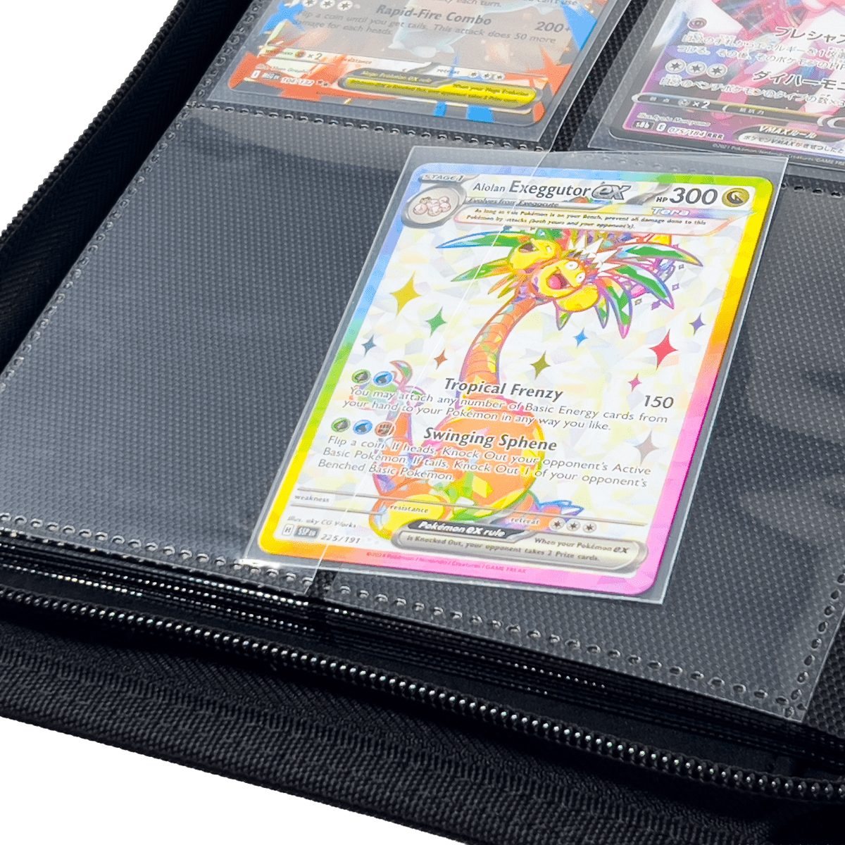 Card Zip Binder - 4 Pocket - Hobby Defense -