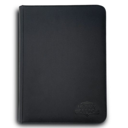 Card Zip Binder - 9 Pocket - Hobby Defense -