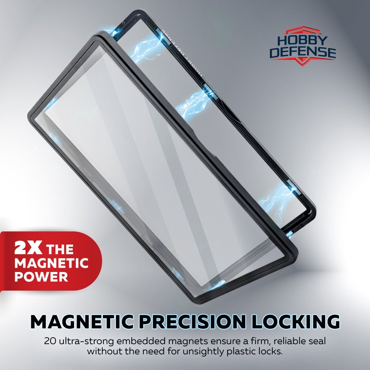 PSA MAG SHIELD - Aluminum Magnetic Slab Case - Hobby Defense -