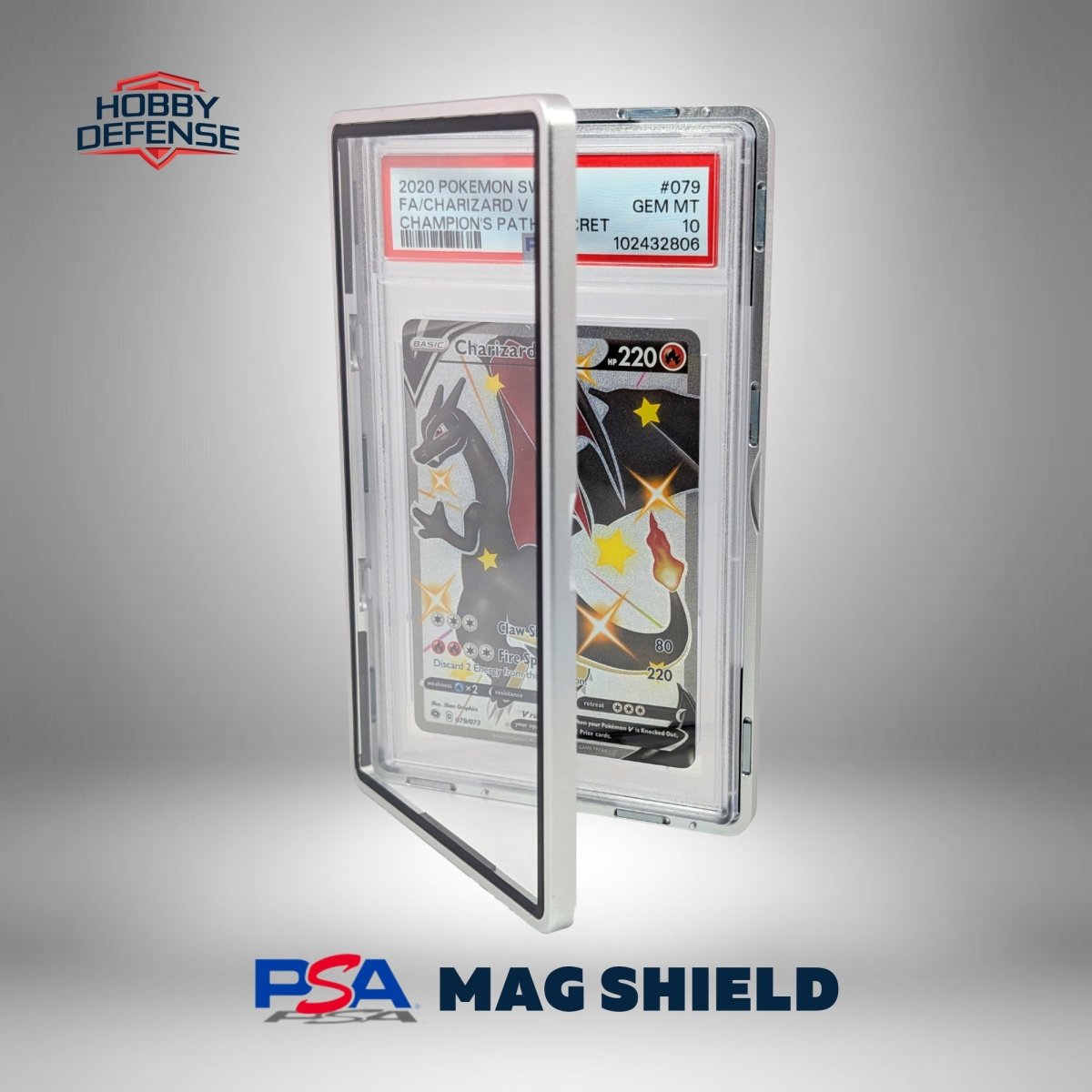PSA MAG SHIELD - Aluminum Magnetic Slab Case - Hobby Defense -