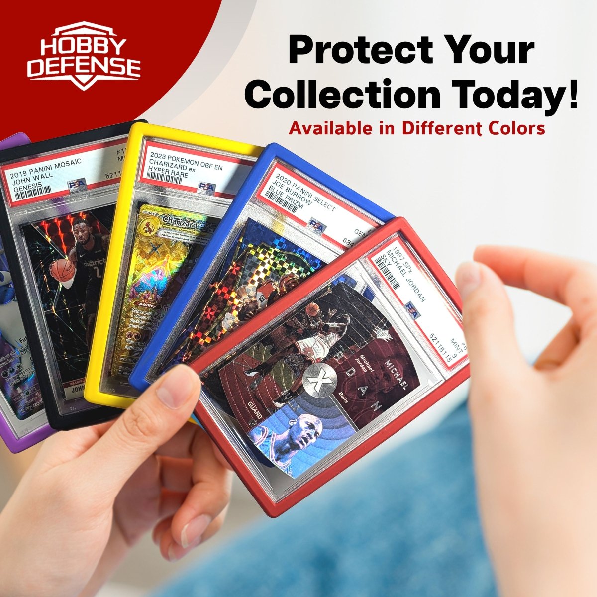 PSA - TPU - Slab Bumpers - 1PK - Hobby Defense -