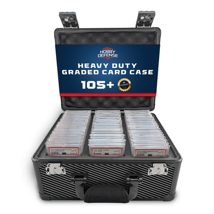 3 Row - Graded Card Case - Holds Up To 105 Slabs - Hobby Defense - 