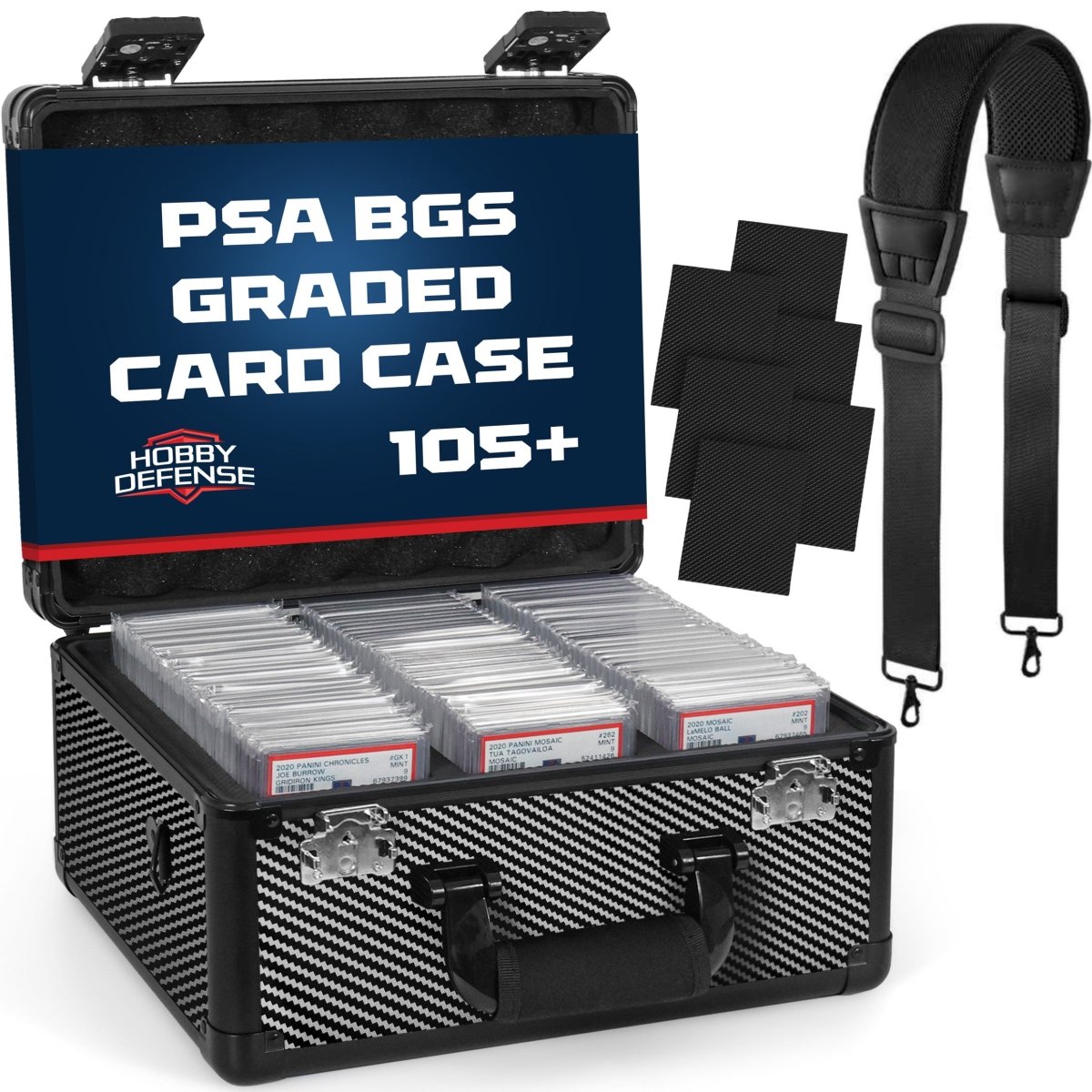 Hobby Defense Graded Card Case, 3 Row Graded Card Storage Box, Trading Card Case, Psa Card Cases For Sports Cards Case, Psa Slab Hobby Defense Graded Card Case, 3 Row Graded Card Storage Box, Trading Card Case, Psa Card Cases For Sports Cards Case, Psa Slab