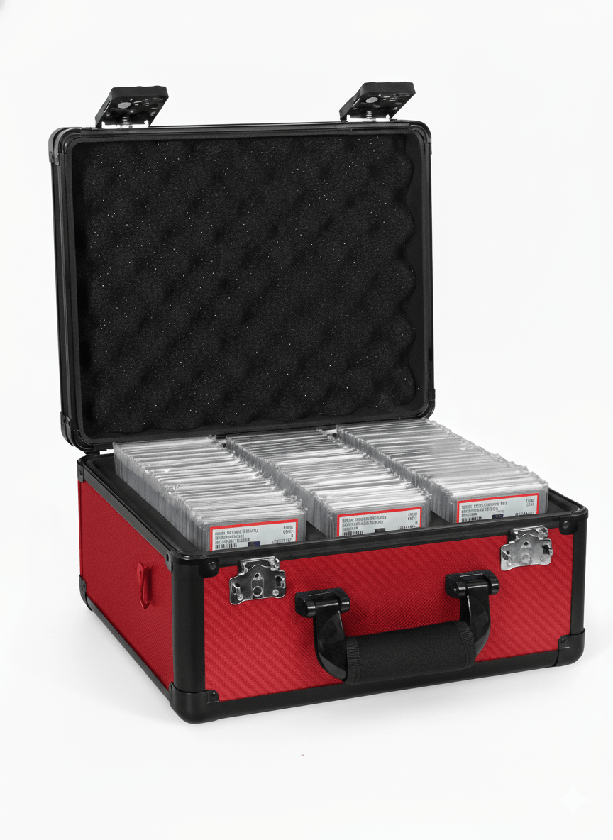 3 Row - Graded Card Case - Holds Up To 112 Slabs - Hobby Defense - 