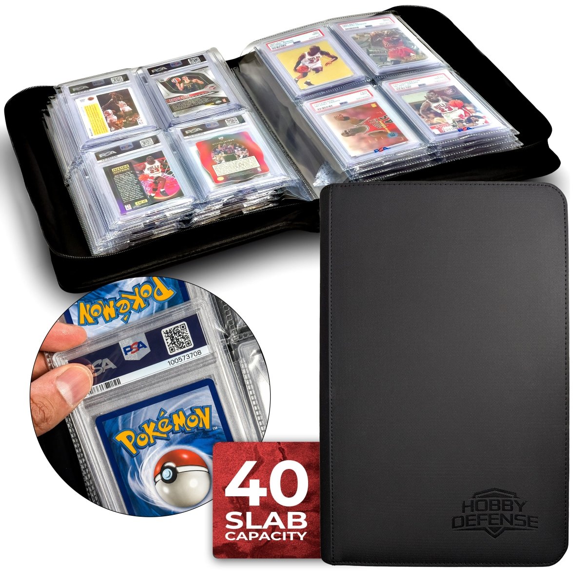 PSA Slab Binder - Holds 40 Slabs - Hobby Defense -