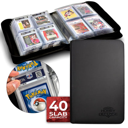 PSA Slab Binder - Holds 40 Slabs - Hobby Defense -