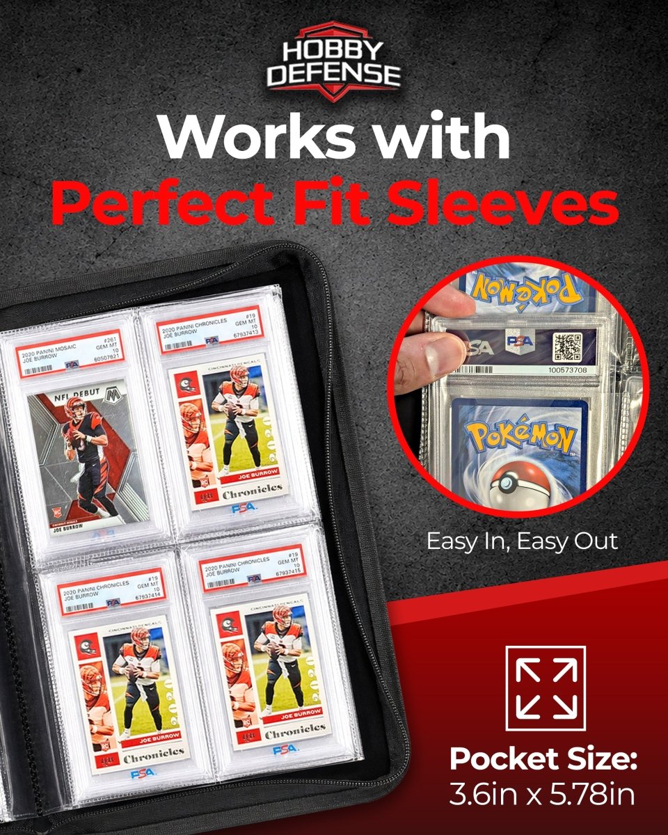 PSA Slab Binder - Holds 40 Slabs - Hobby Defense -