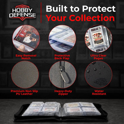 PSA Slab Binder - Holds 40 Slabs - Hobby Defense -