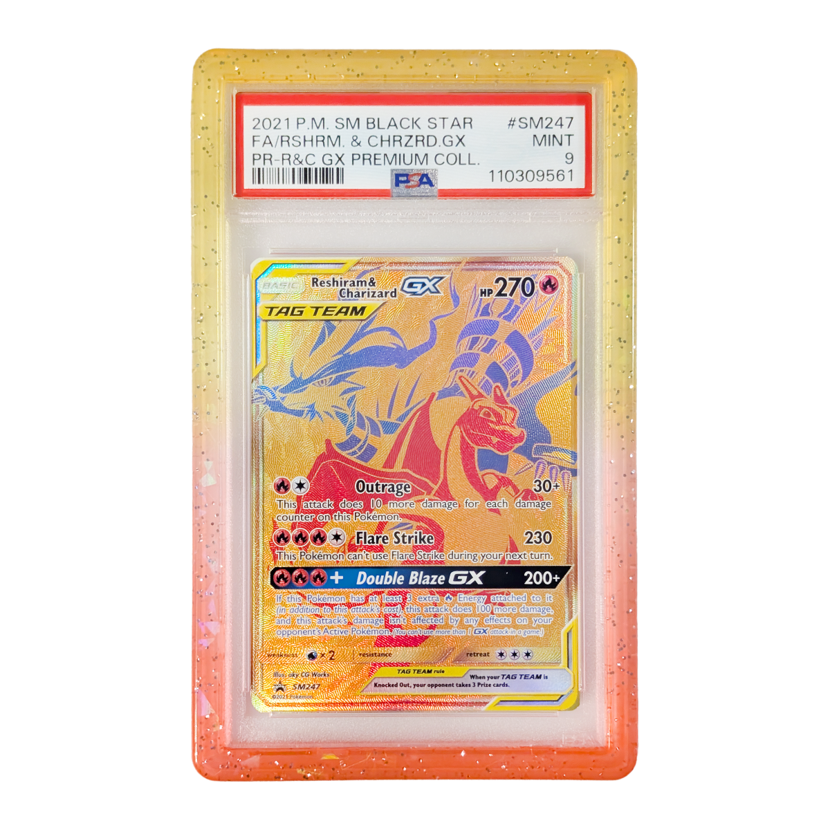 PSA Slab Guard - Jewel - Cracked Ice - Hobby Defense - Slab Bumper