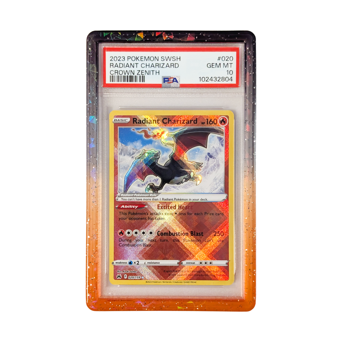 PSA Slab Guard - Jewel - Cracked Ice - Hobby Defense - Slab Bumper