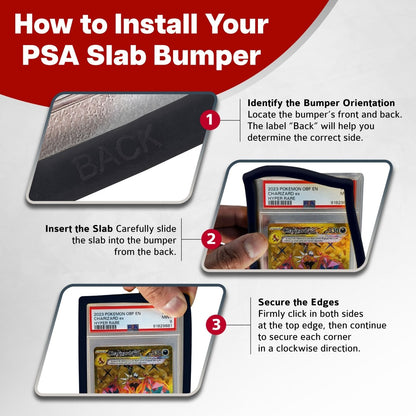 PSA - TPU - Slab Bumpers - 3PK - Hobby Defense - 