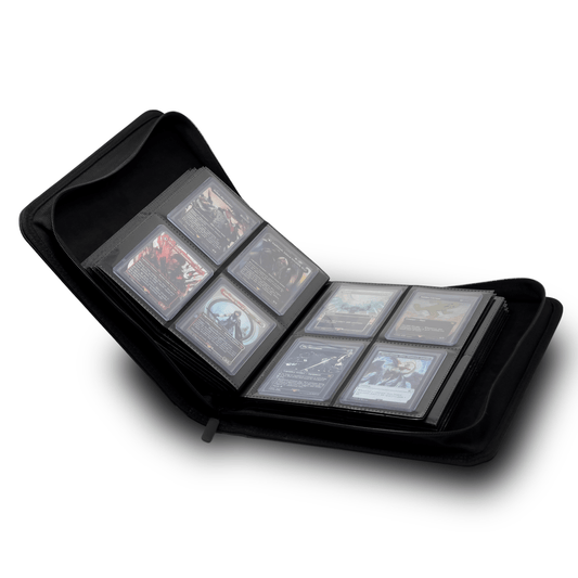 Top Loader Binder - 4 Pocket - Holds 128 Toploaders - Hobby Defense - 