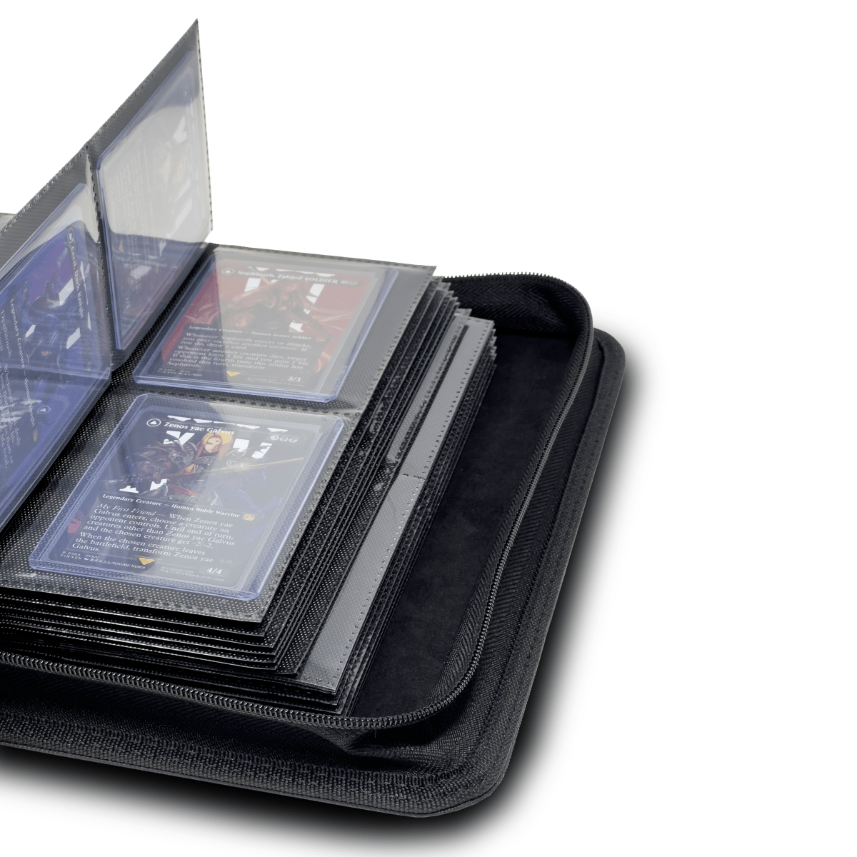 Top Loader Binder - 4 Pocket - Holds 128 Toploaders - Hobby Defense - 